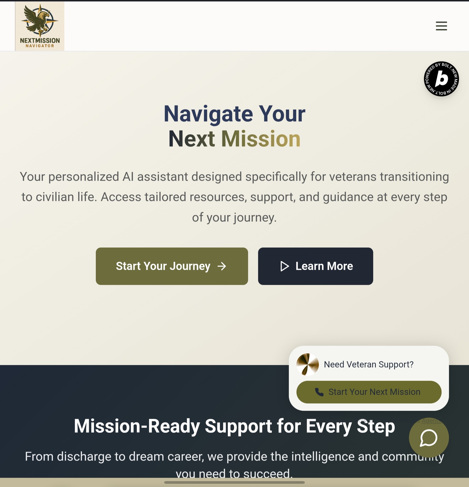 NextMission Navigator Screenshot